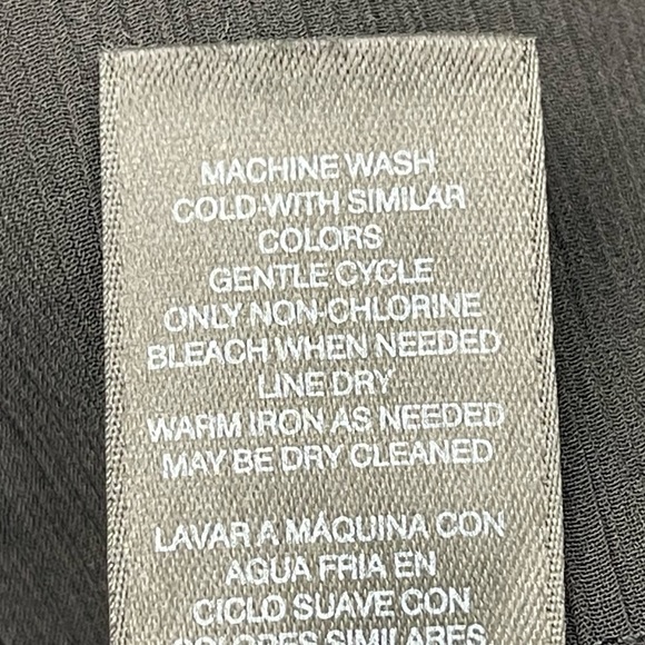 WHBM White House Black Market Tansy Boho Embroidered Blouse Womens 14P Petite - Picture 11 of 11